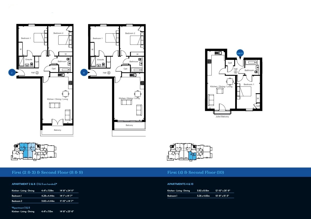 4 Cautley House, Seabrook Road, Hythe, Kent floorplan