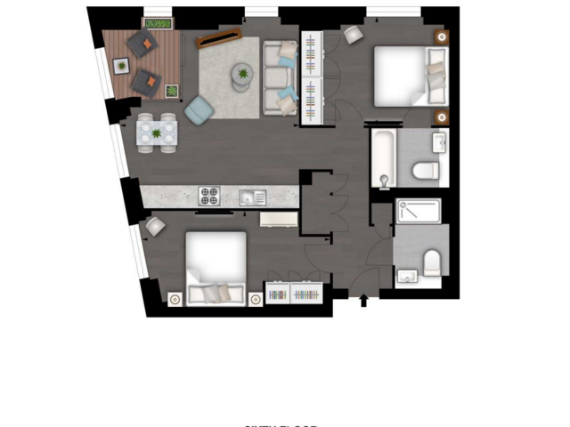 2 Bedroom Apartment in Nine Elms, London SW11