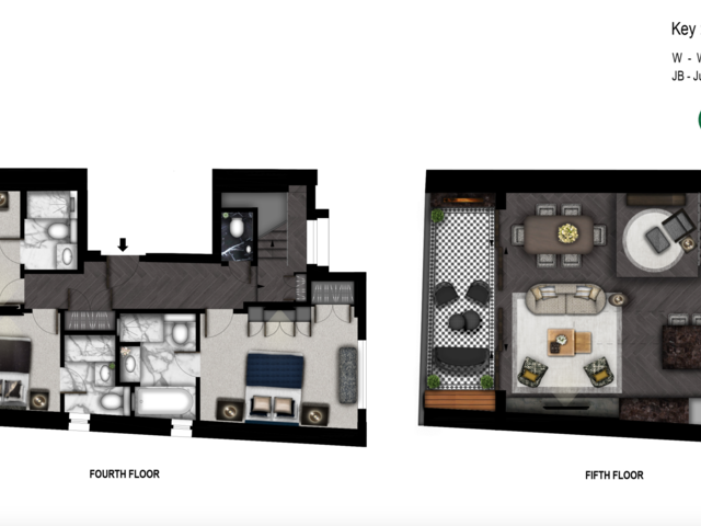 West Penthouse Floor Plan