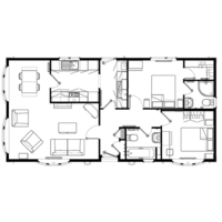 Floorplan 59 Cotswold Manor Country Park