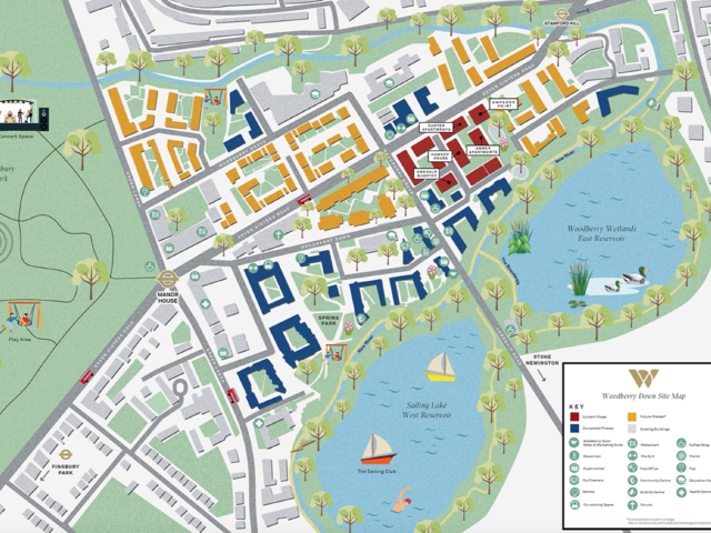 woodbury-finsbury-park-development-map