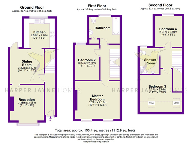 Mersham rd Floor plans with logo