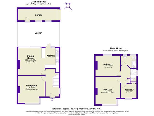 Floor plan Lyndhurst Avenue