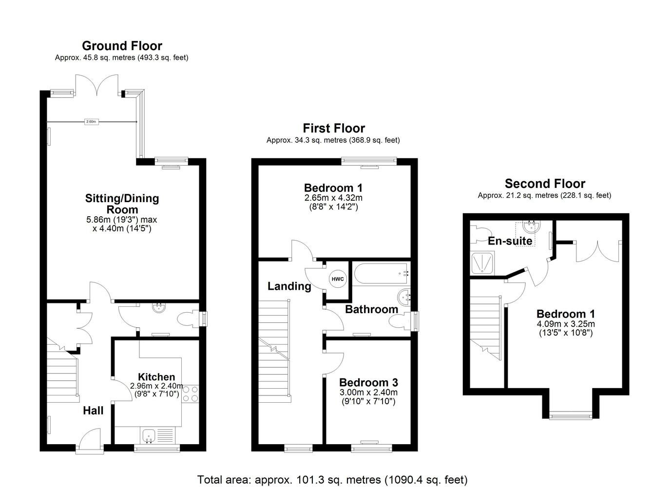 11a Mereside, Soham - all floors.JPG
