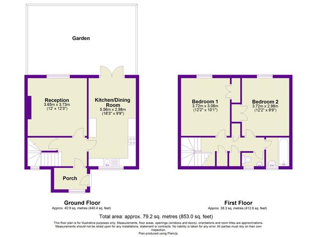 Whitby Road Floor plan, London