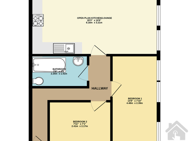 44a KingStreet colour floorplan 