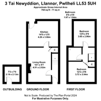 3 Tai Newyddion, Llannor, Pwllheli LL53 5UH