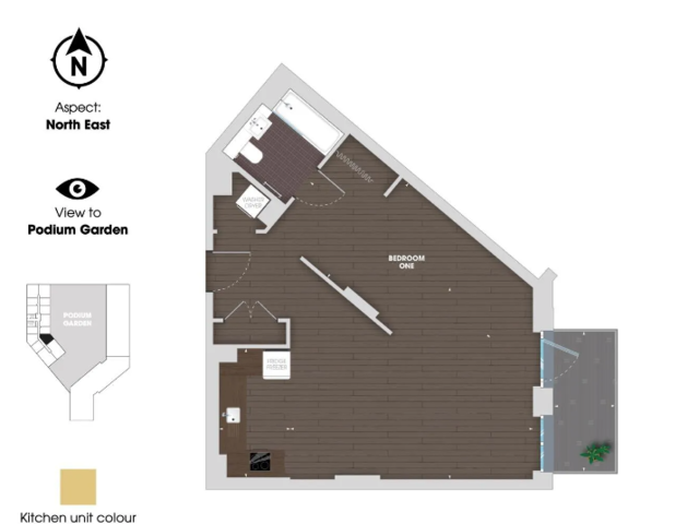 Floor Plan Wembley Park flat