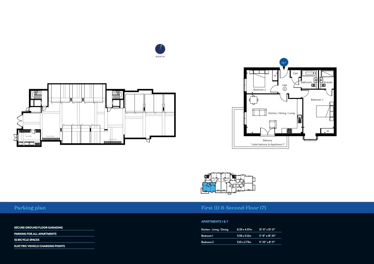 7 Cautley House, Seabrook Road, Hythe, Kent floorplan