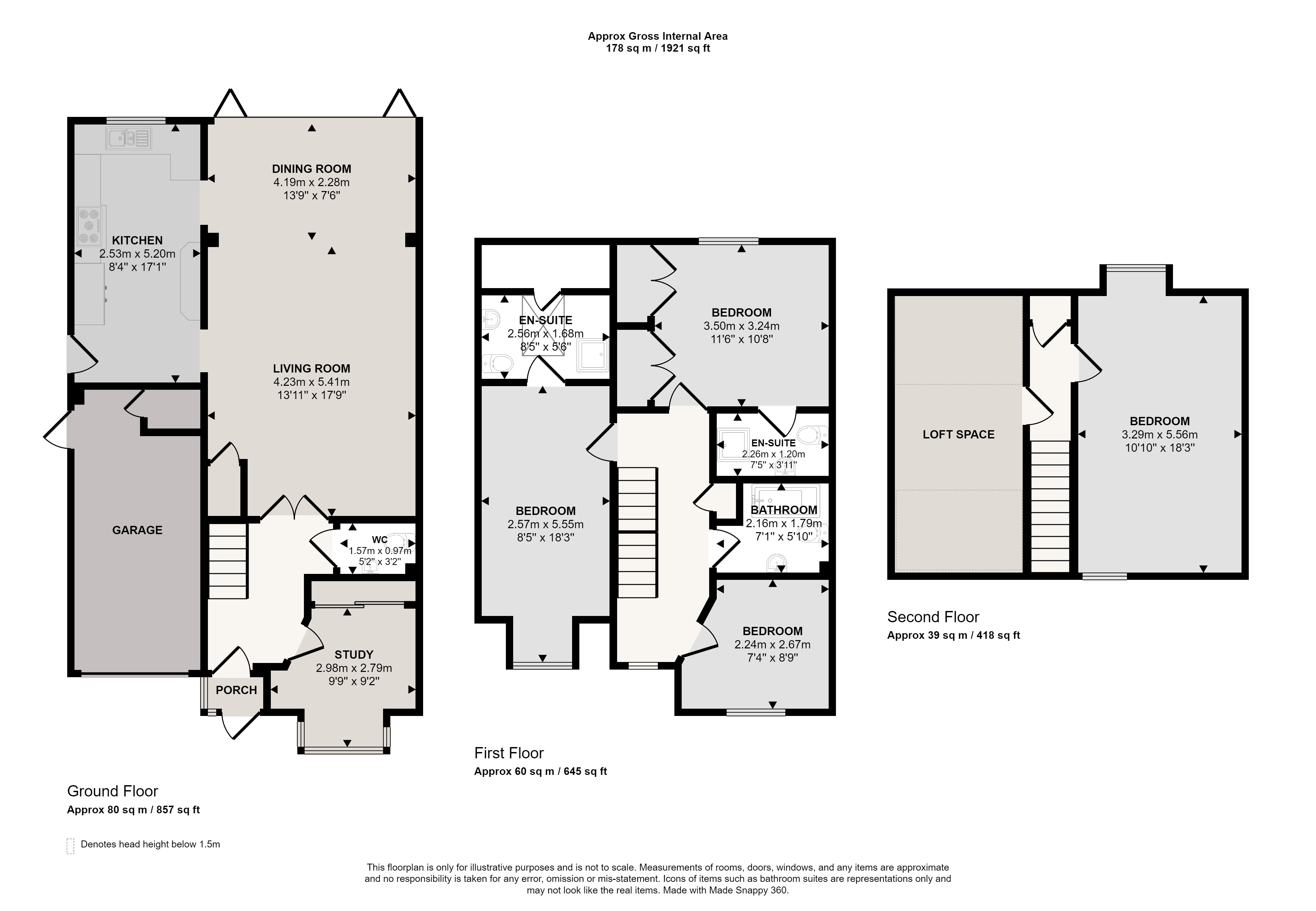 Hadlow Road, Tonbridge, Kent, TN10 4LP floorplan