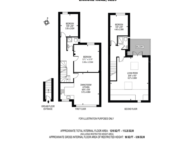 3bed 1st floor flat